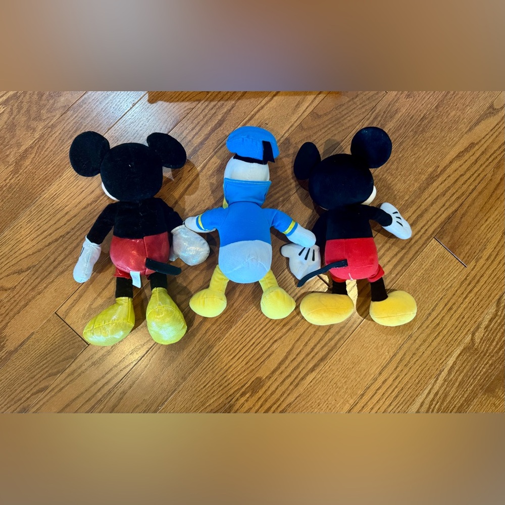 Mickey and Donald Plush Set with Mickey Pillow - Picture 5 of 5